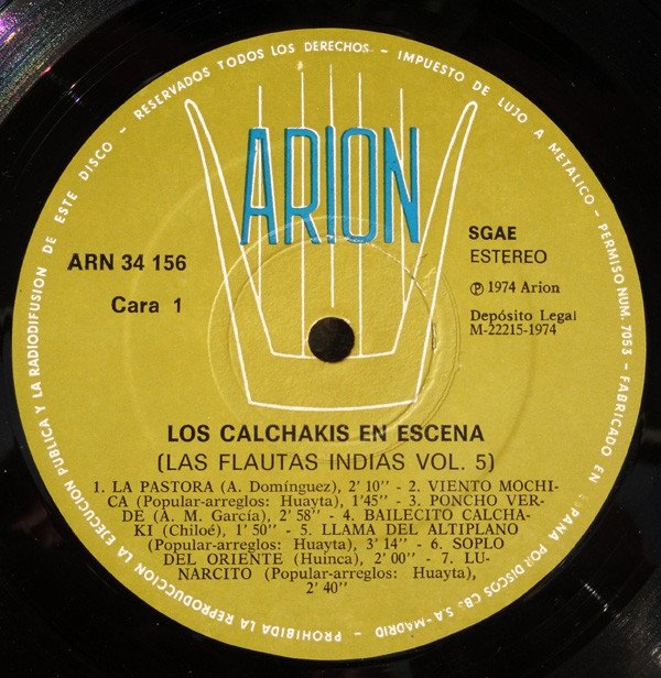 Los Calchakis, LP, Quechua | Historia Nuestra