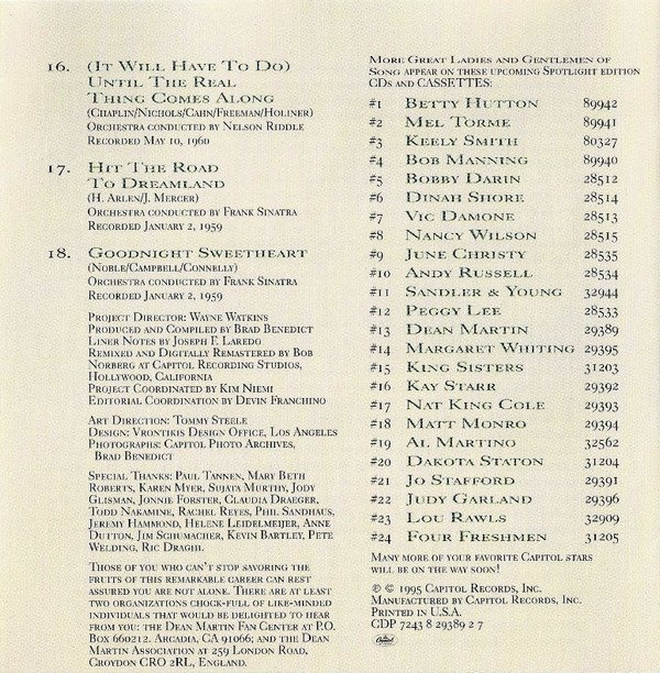 Ballad, CD, Dean Martin, Vocal | Historia Nuestra