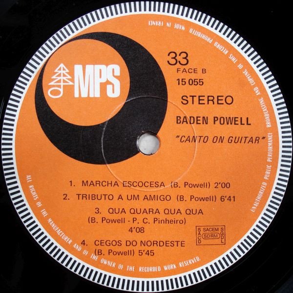Baden Powell, Bossanova, Latin Jazz, LP, MPB, Samba | Historia Nuestra