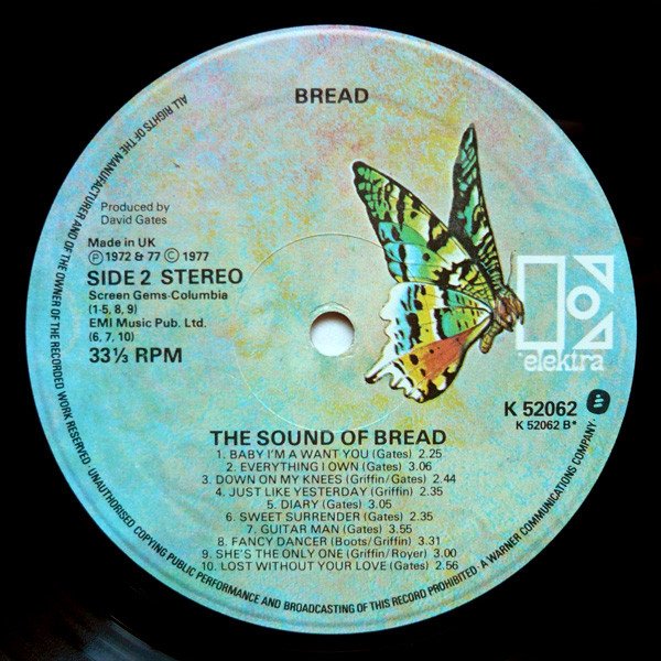 Bread, Classic Rock, LP, Pop Rock, Soft Rock | Historia Nuestra