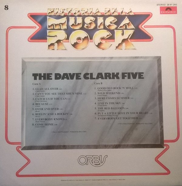Beat, LP, Rock Roll, The Dave Clark Five | Historia Nuestra