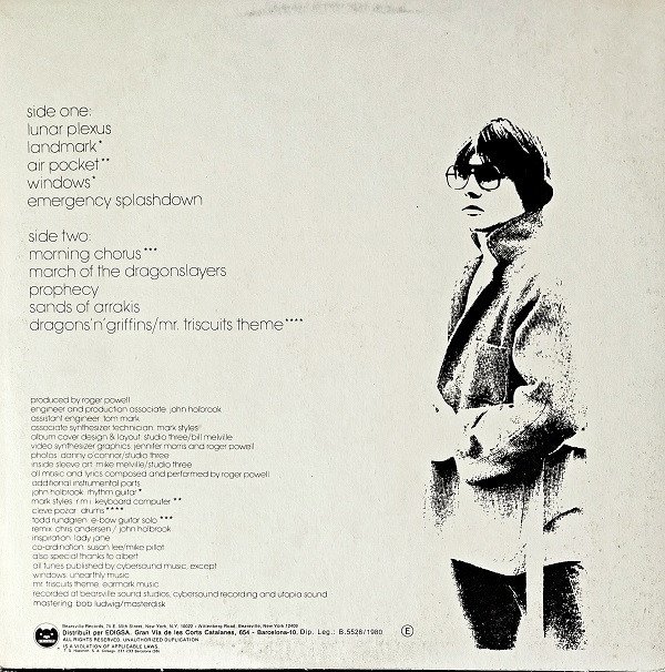 Art Rock, Experimental, LP, Prog Rock, Roger Powell, Synthpop | Historia Nuestra