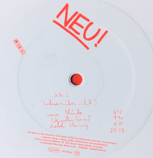 Krautrock, LP, Neu! | Historia Nuestra