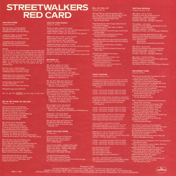 Classic Rock, Hard Rock, LP, Streetwalkers | Historia Nuestra