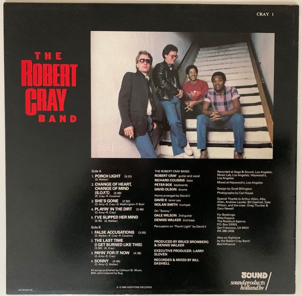 LP, Modern Electric Blues, The Robert Cray Band | Historia Nuestra