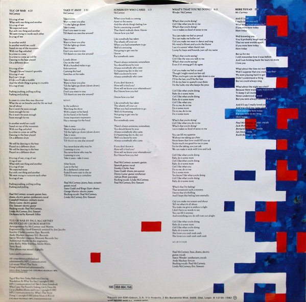 LP, Paul McCartney, Pop Rock | Historia Nuestra