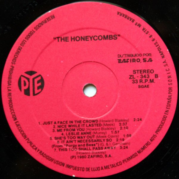 Beat, LP, The Honeycombs | Historia Nuestra