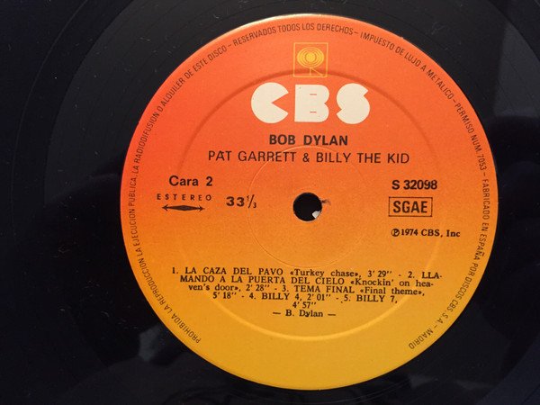 Bob Dylan, LP, Soundtrack | Historia Nuestra