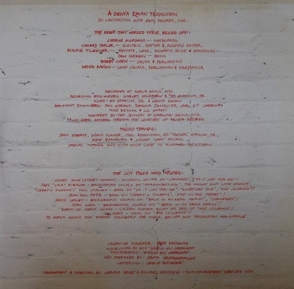 Genya Ravan, LP, New Wave | Historia Nuestra