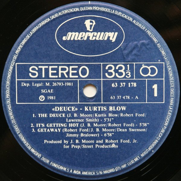 Kurtis Blow, LP, Pop Rap | Historia Nuestra