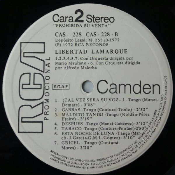 Libertad Lamarque, LP, Tango | Historia Nuestra