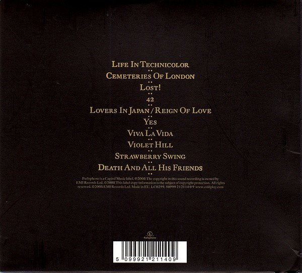 Acoustic, Alternative Rock, Art Rock, CD, Coldplay, Pop Rock | Historia Nuestra