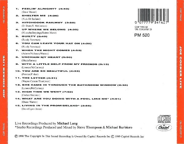 Blues Rock, CD, Joe Cocker, Pop Rock | Historia Nuestra