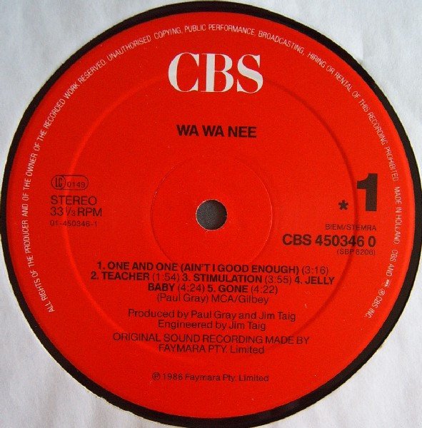 LP, Synthpop, Wa Wa Nee | Historia Nuestra