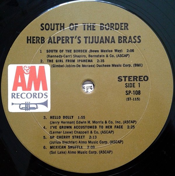 Herb Alpert's Tijuana Brass*, Latin Jazz, LP | Historia Nuestra