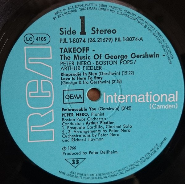 Arthur Fiedler, Boston Pops*, LP, Peter Nero | Historia Nuestra