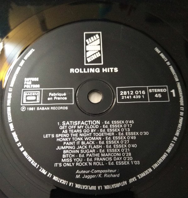 12 inch, Pop Rock, Rolling Hits | Historia Nuestra