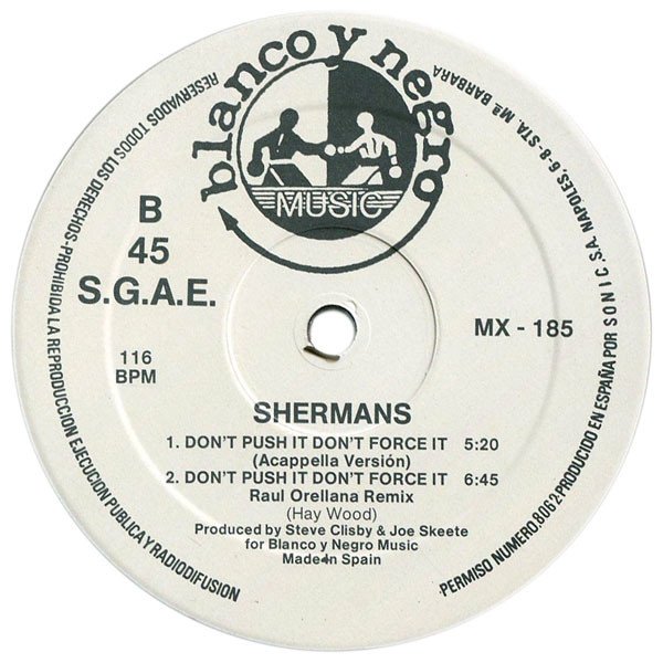 12 inch, Disco, Shermans | Historia Nuestra