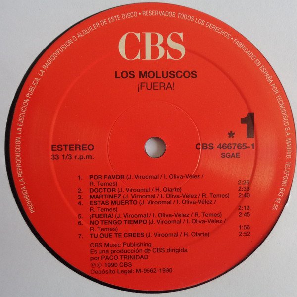 Los Moluscos, LP, Pop Rock, Punk | Historia Nuestra