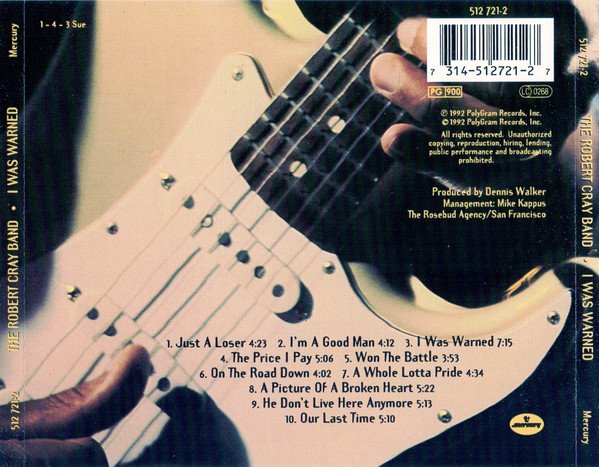 CD, Electric Blues, Robert Cray | Historia Nuestra