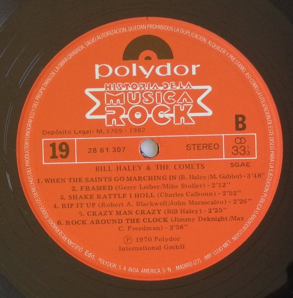 Bill Haley & The Comets*, LP, Rock Roll | Historia Nuestra