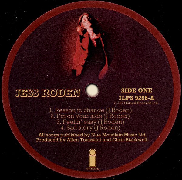 Jess Roden, LP, Soft Rock, Soul | Historia Nuestra