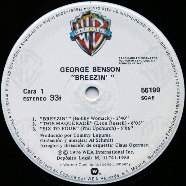 Contemporary Jazz, George Benson, JazzFunk, LP, Smooth Jazz | Historia Nuestra