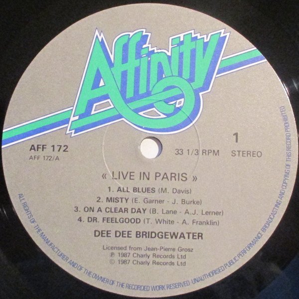 Contemporary Jazz, Dee Dee Bridgewater, LP | Historia Nuestra