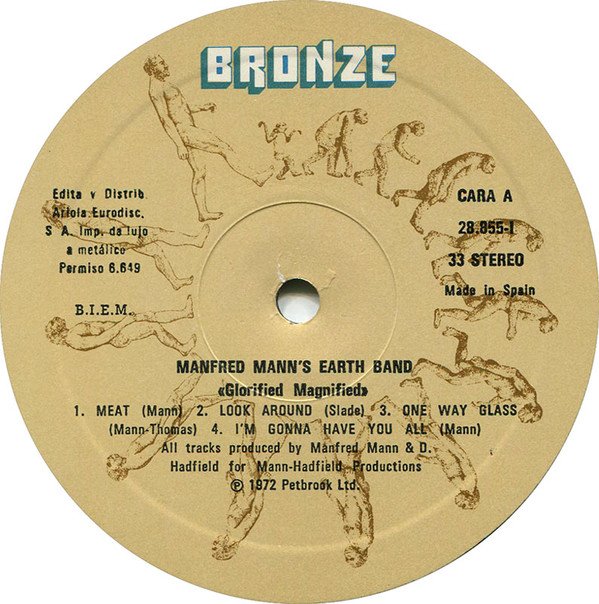 Classic Rock, LP, Manfred Mann's Earth Band, Pop Rock, Prog Rock | Historia Nuestra