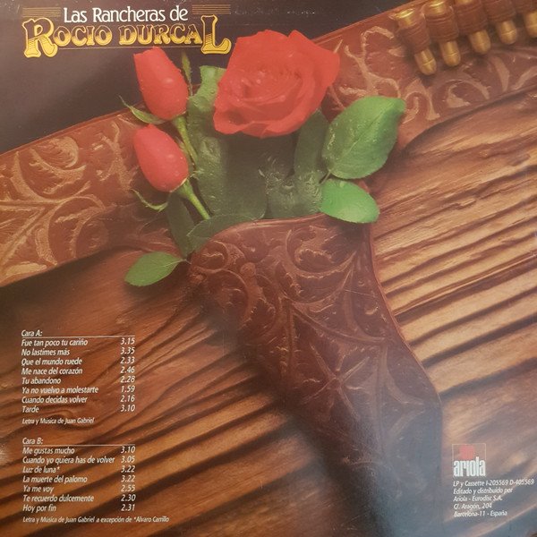 LP, Mariachi, Ranchera, Rocio Durcal* | Historia Nuestra