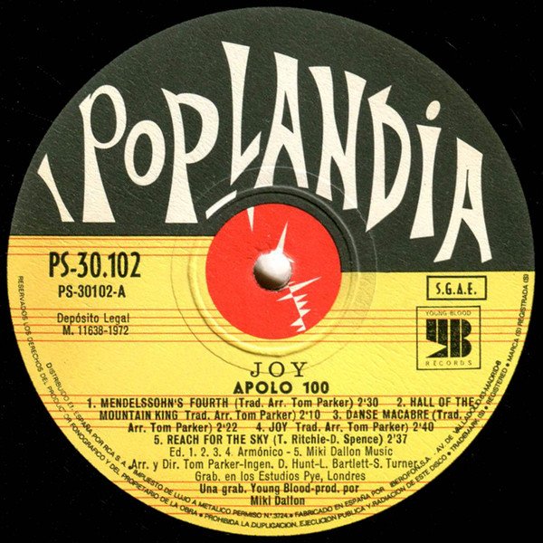 Apollo 100, Experimental, LP, Parody, Symphonic Rock | Historia Nuestra