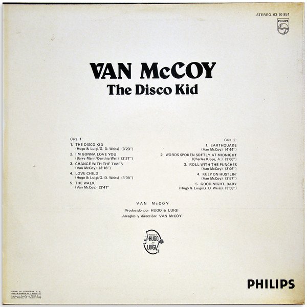 Disco, LP, Soul, Van McCoy | Historia Nuestra