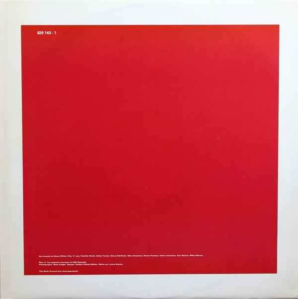 LP, Mod, Pop Rock, Rhythm Blues, Soul, Synthpop, The Style Council | Historia Nuestra