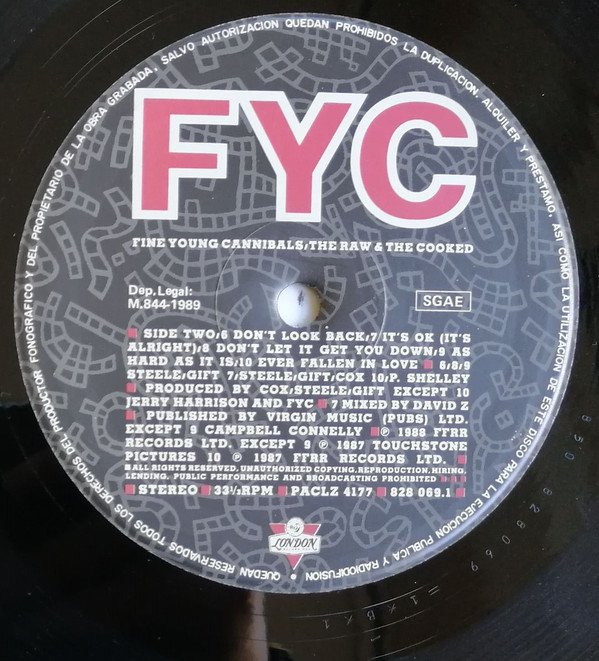 Fine Young Cannibals The Raw & The Cooked-LP | Vinilos de Música | Historia Nuestra Downtempo, Fine Young Cannibals, LP, Synthpop | Historia Nuestra