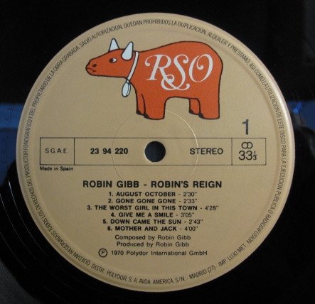 LP, Robin Gibb | Historia Nuestra