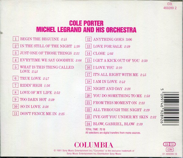 CD, Michel Legrand And His Orchestra*, Musical | Historia Nuestra