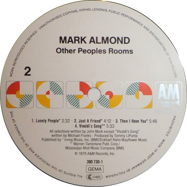 Ballad, LP, Mark-Almond, Smooth Jazz, SoulJazz | Historia Nuestra