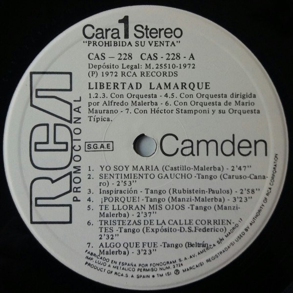Libertad Lamarque, LP, Tango | Historia Nuestra