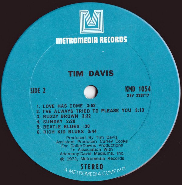 Blues Rock, LP, Psychedelic Rock, Tim Davis | Historia Nuestra