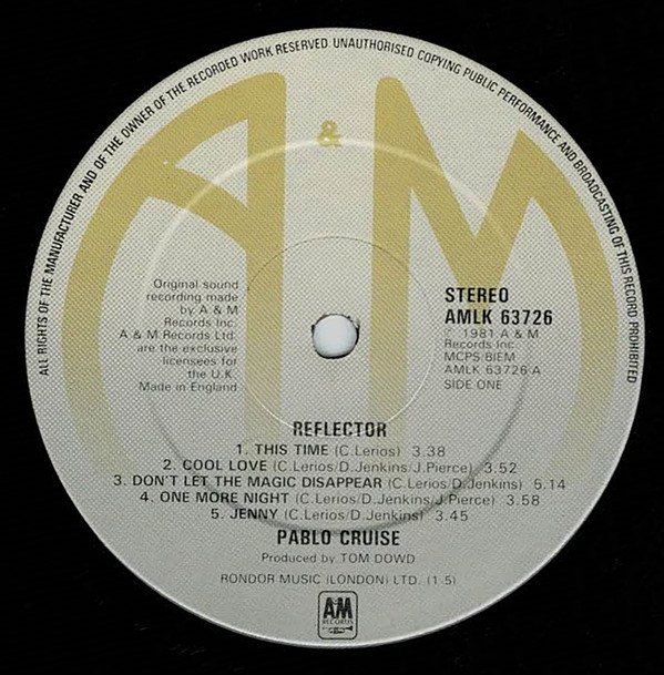 Arena Rock, Fusion, JazzRock, LP, Pablo Cruise | Historia Nuestra