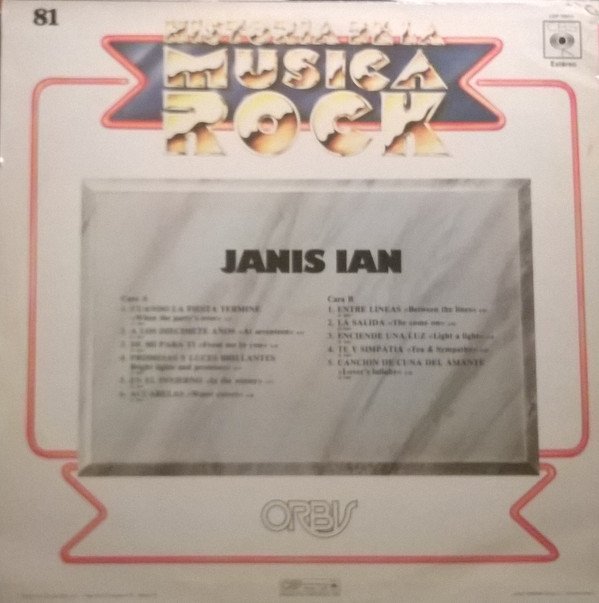 Ballad, Janis Ian, LP, Vocal | Historia Nuestra