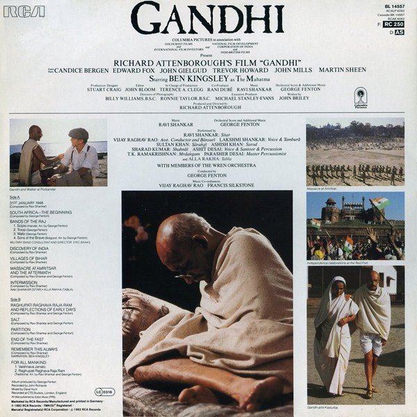 George Fenton, Hindustani, Indian Classical, LP, Ravi Shankar, Score, Soundtrack | Historia Nuestra