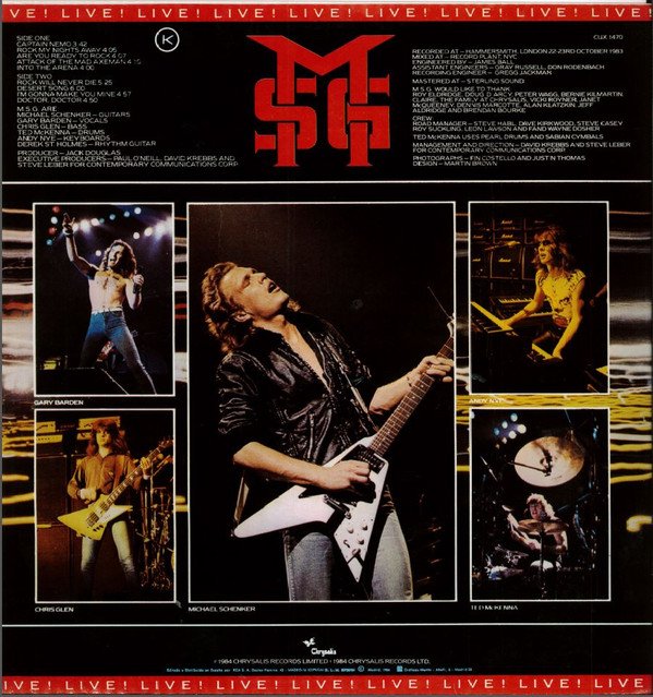 Hard Rock, Heavy Metal, LP, The Michael Schenker Group | Historia Nuestra