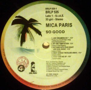 Disco, Downtempo, Garage House, LP, Mica Paris | Historia Nuestra