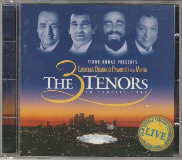 CD, Classical, Opera, Tibor Rudas presents Carreras* - Domingo* - Pavarotti* With Mehta* | Historia Nuestra