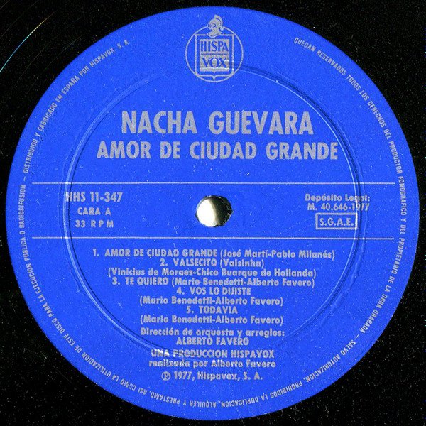 Ballad, LP, Nacha Guevara, Vocal | Historia Nuestra
