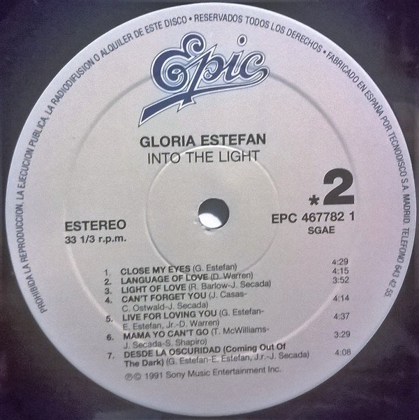 Ballad, Gloria Estefan, LP, Pop Rock, Synthpop | Historia Nuestra