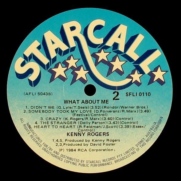 Country, Kenny Rogers, LP | Historia Nuestra