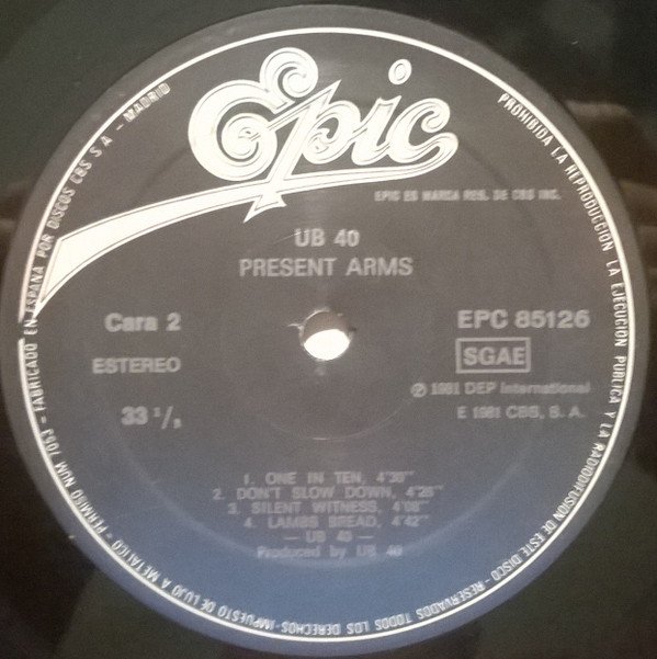 Dub, LP, UB40 | Historia Nuestra