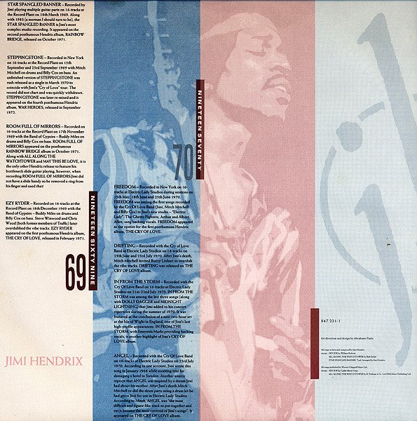 Blues Rock, Jimi Hendrix, LP, Psychedelic Rock | Historia Nuestra